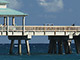 Corta caminata por la playa al muelle de pesca Deerfield Beach International Fishing Pier